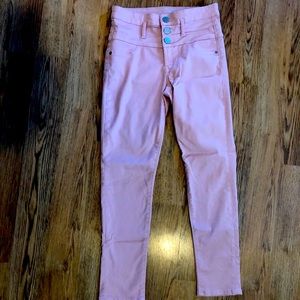 High Waisted Mid Rise Skinny Jeans